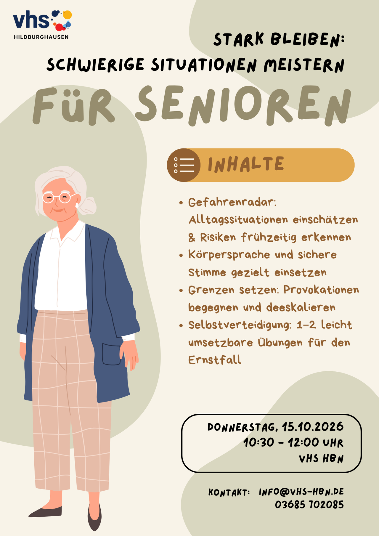 Selbstbehauptung Senioren